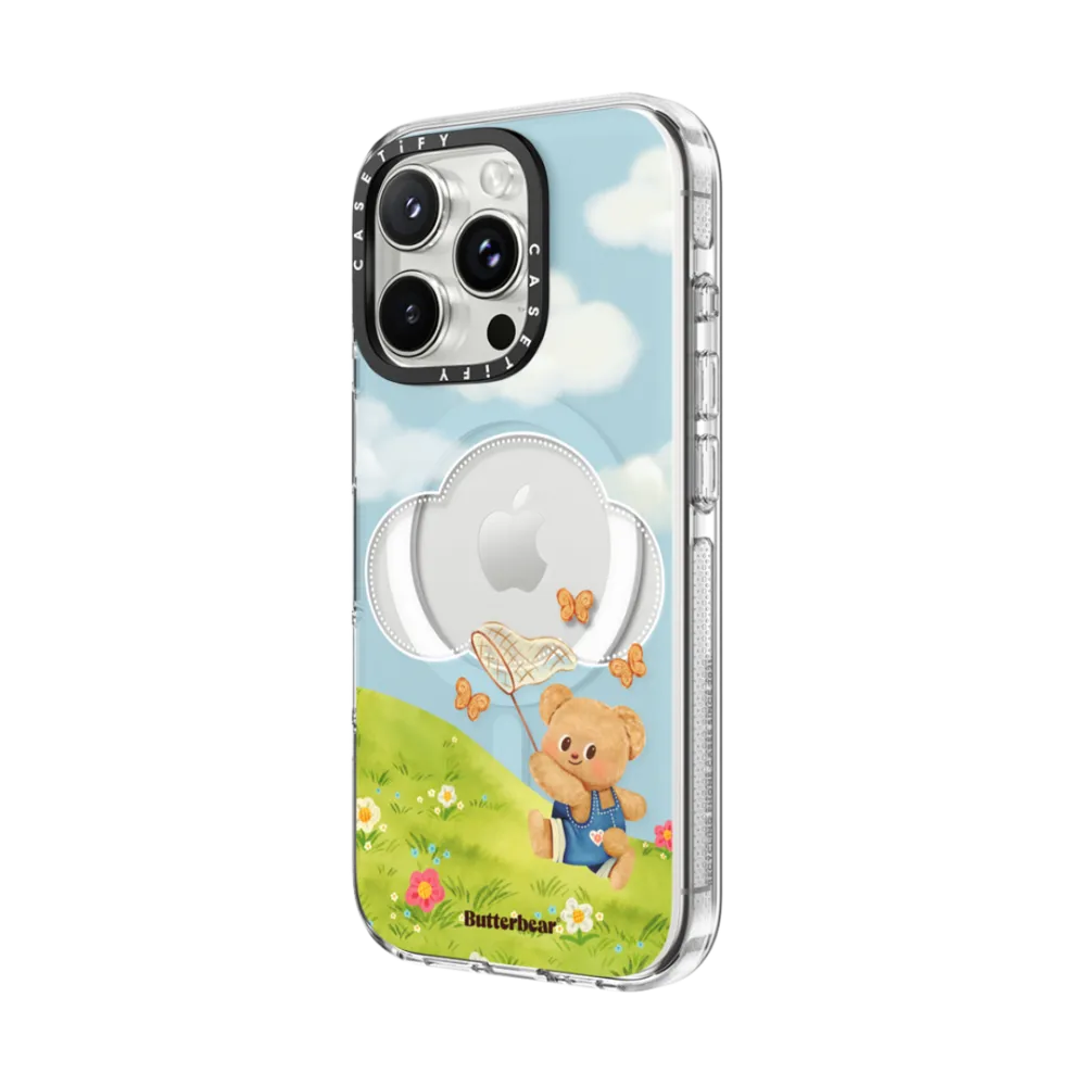 Butterbear Butterfly Chase Case with MagSafe