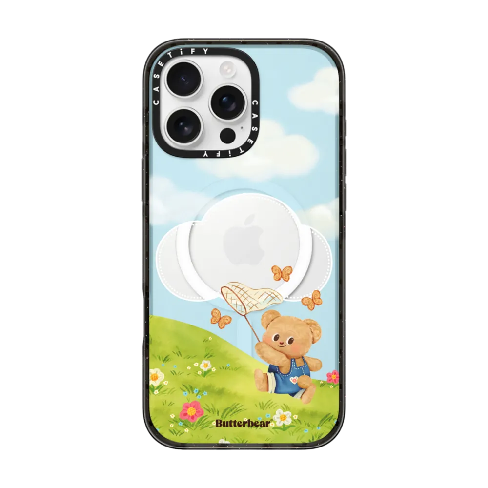Butterbear Butterfly Chase Case with MagSafe