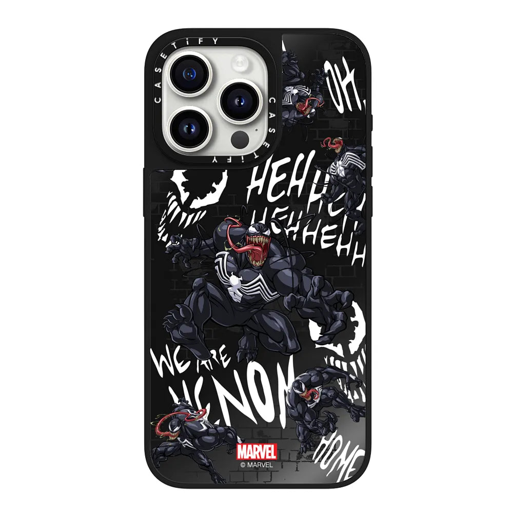 Venom Pattern Mirror Case with MagSafe