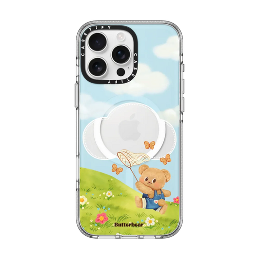Butterbear Butterfly Chase Case with MagSafe