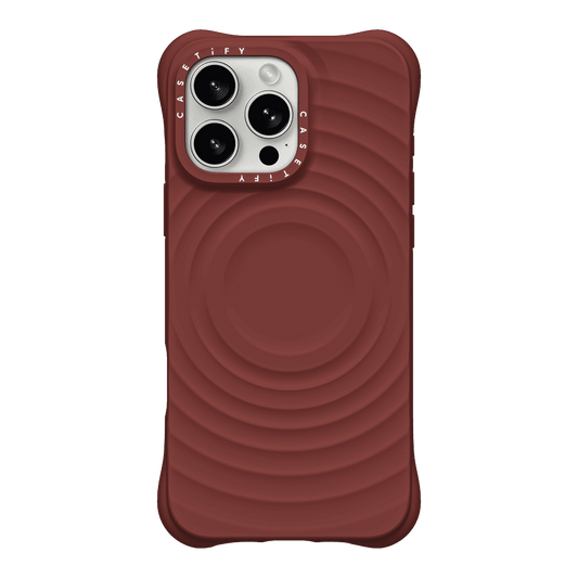 Ripple Case - Dark Cherry with Magsafe